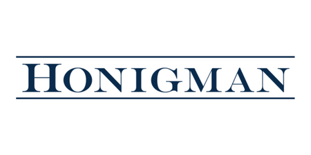 Honigman LLP logo.